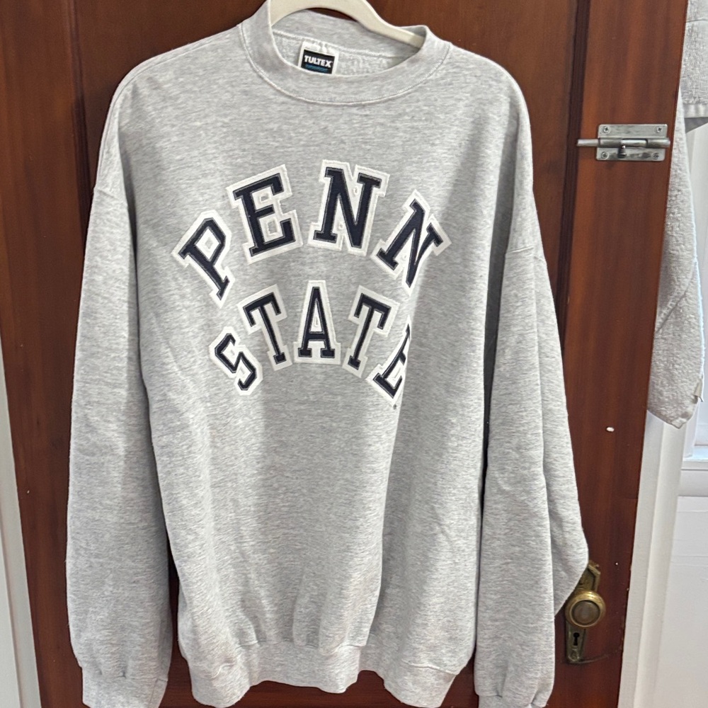 Jerzees Gray Penn State Crewneck Sweater